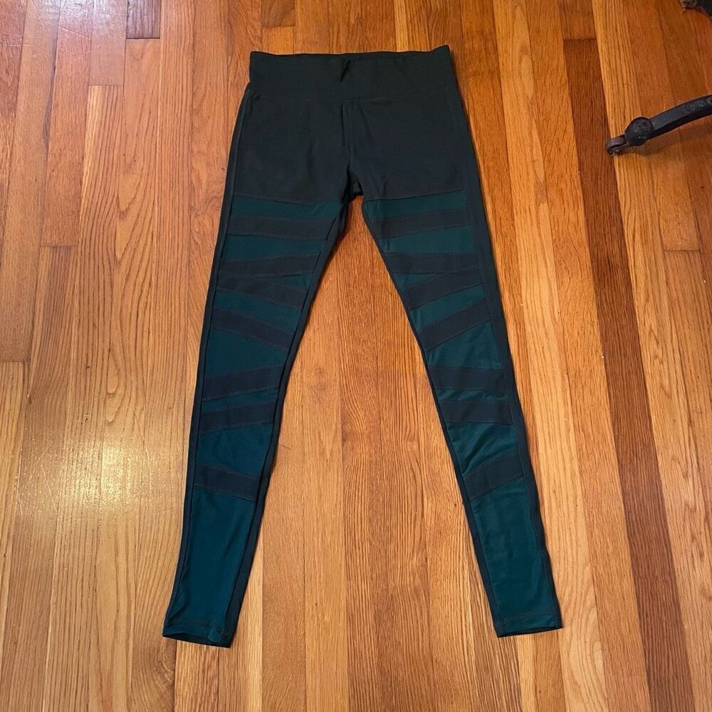 ELITE ACTIVEWEAR | dark green leggings S NWT $58